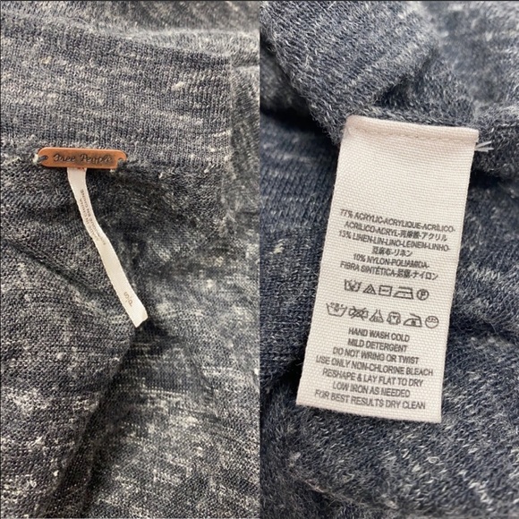 Free People Maxi Vest- Gray - Picture 7 of 7